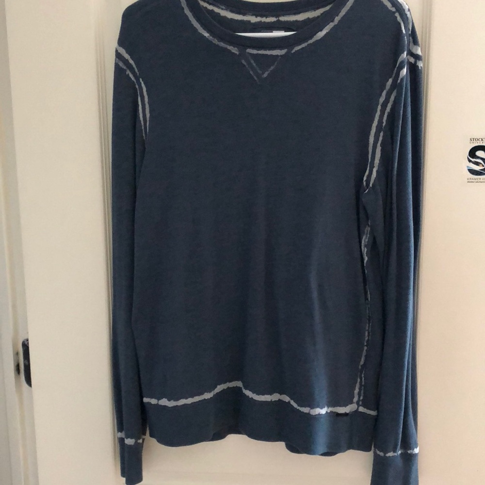 Long sleeve acid wash shirt